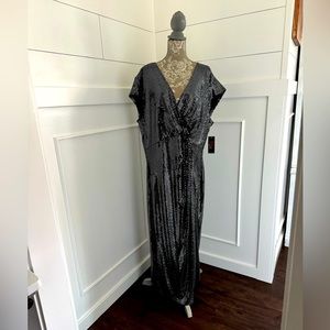 JM Studio by John Meyer Formal Maxi Dress 22W New With Tags original $139